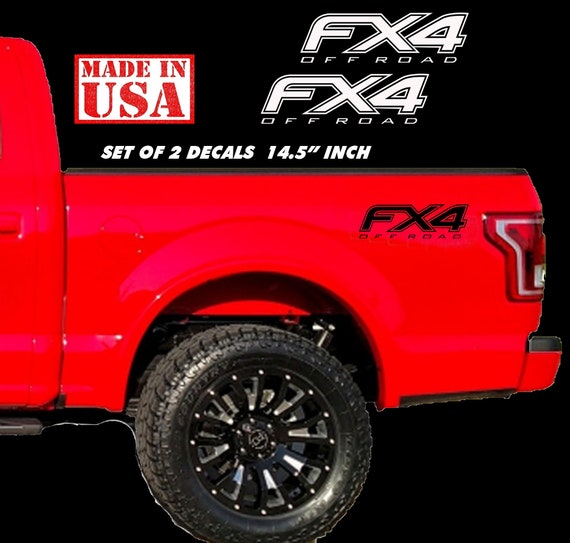2X 2014 Ford F150 FX4 Off Road Decals F OffRoad Stickers Truck Bed Side Set of 2