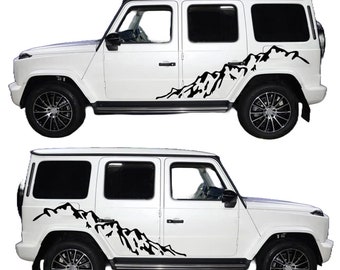 Rocky mountain decals 2pcs side panel vinyl decal fit car trucks jeeps