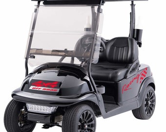 Club Car Golf Cart Decals Go Kart Stickers Auto Truck Racing Graphics set of 3