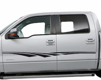 Sport Design Line Graphics Truck Durable Decal Vinyl Cars Truck Van SUV Side Panel Sticker