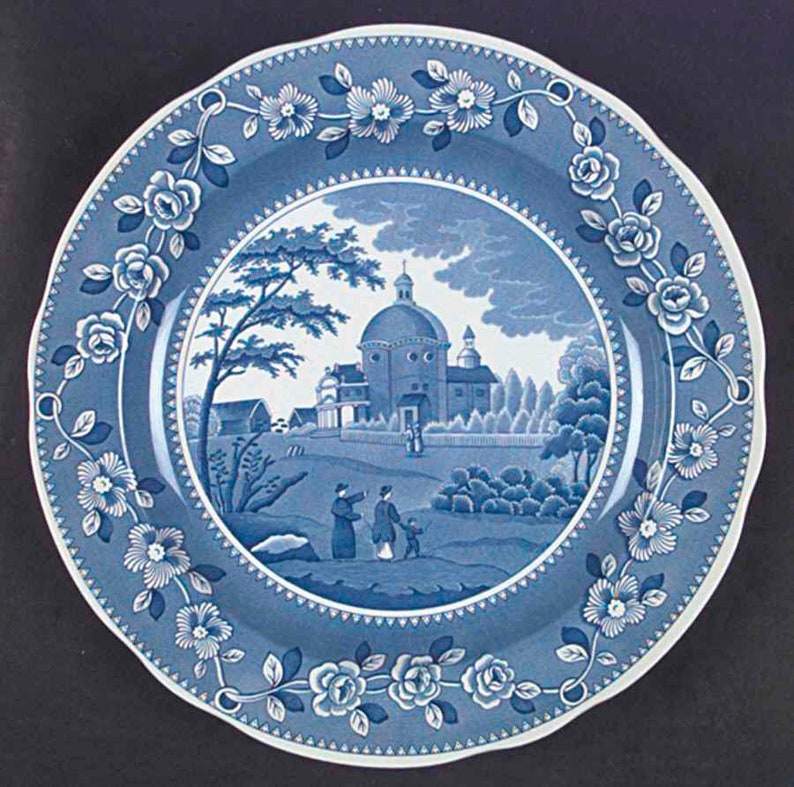 ITALIAN CHURCH Spode Plate Engravers/' Archive Collection