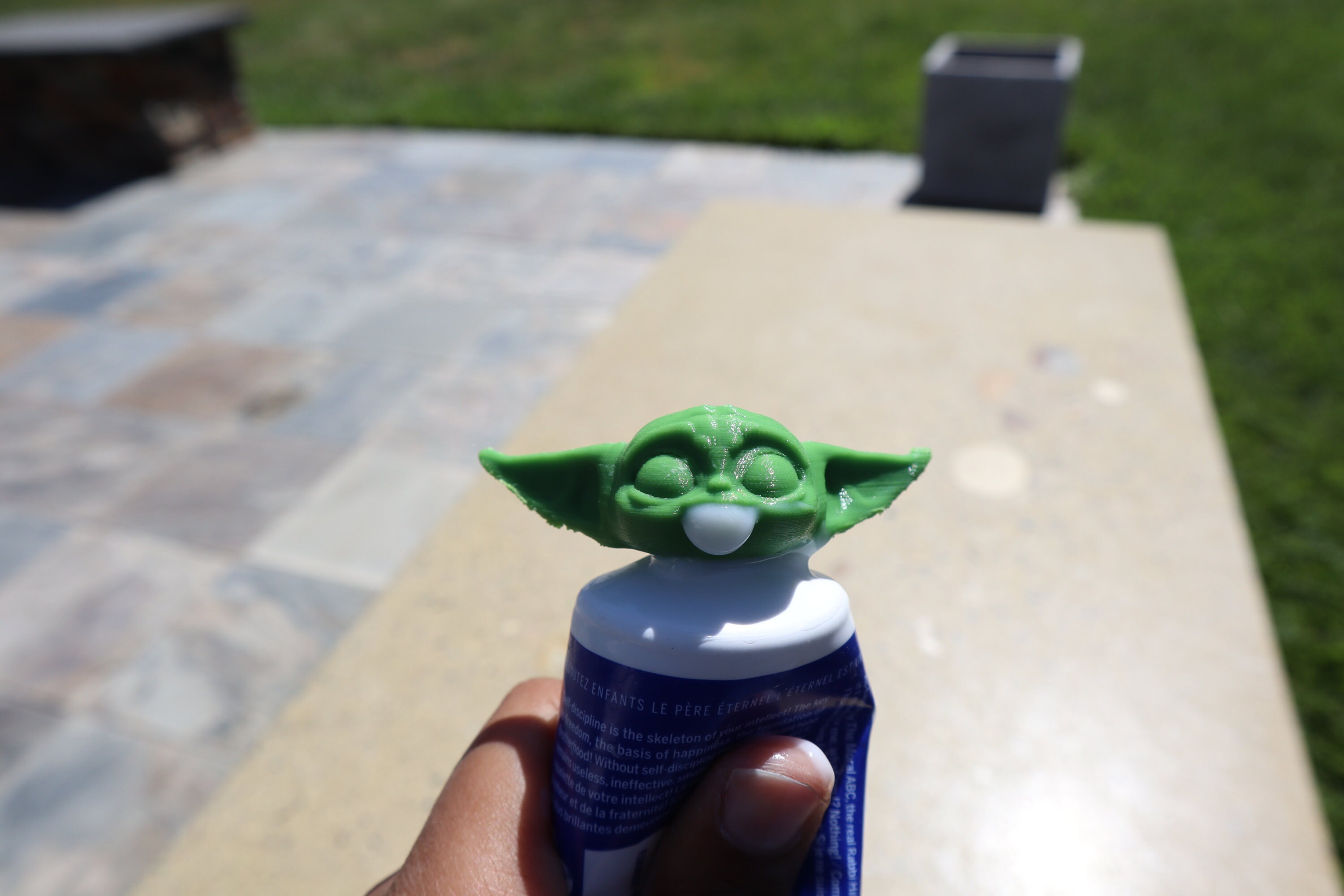 Baby Yoda Toothpaste Cap Vomit 3D Printed 2023 Etsy