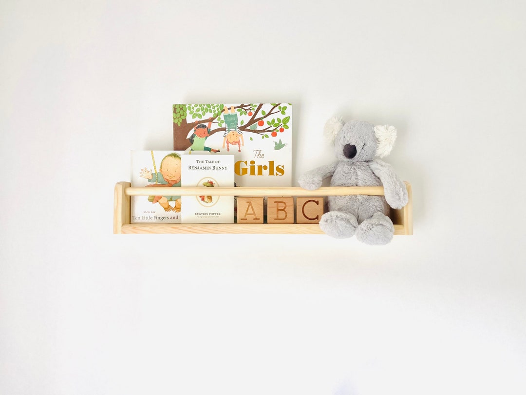 Nursery Bookshelf - Nursery Decor | Nursery Shelves | Book Display ...