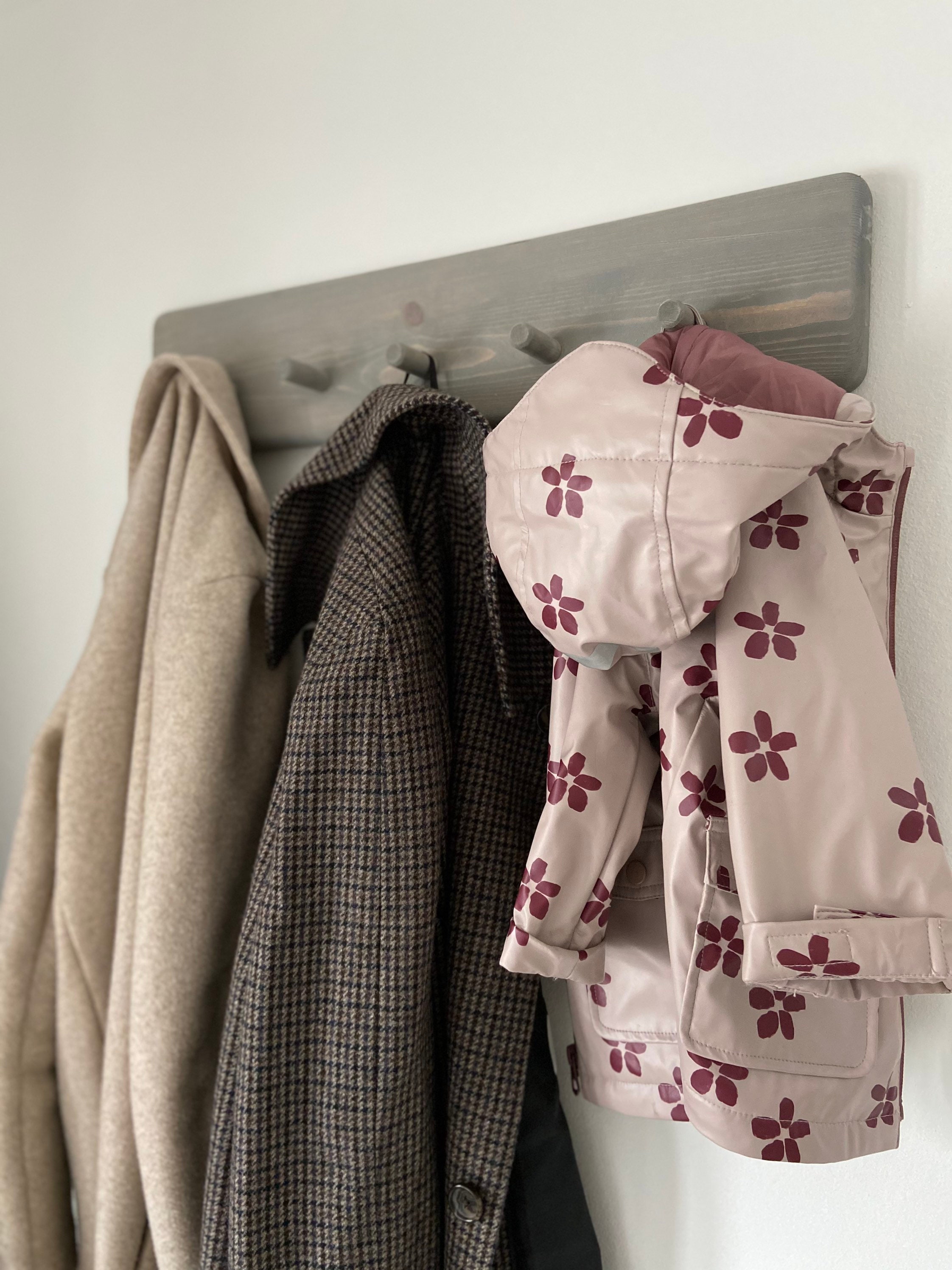 Peg rail home decor coat peg rail coat hooks nursery Etsy