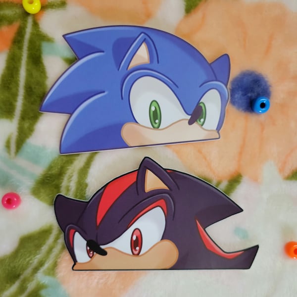 Video Game Hedgehog Car Peekers (Use code SONIC for 25% OFF)