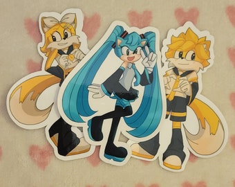 Sonic Vocaloid Stickers