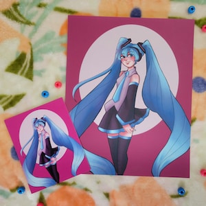 Anime Signer Pink Print
