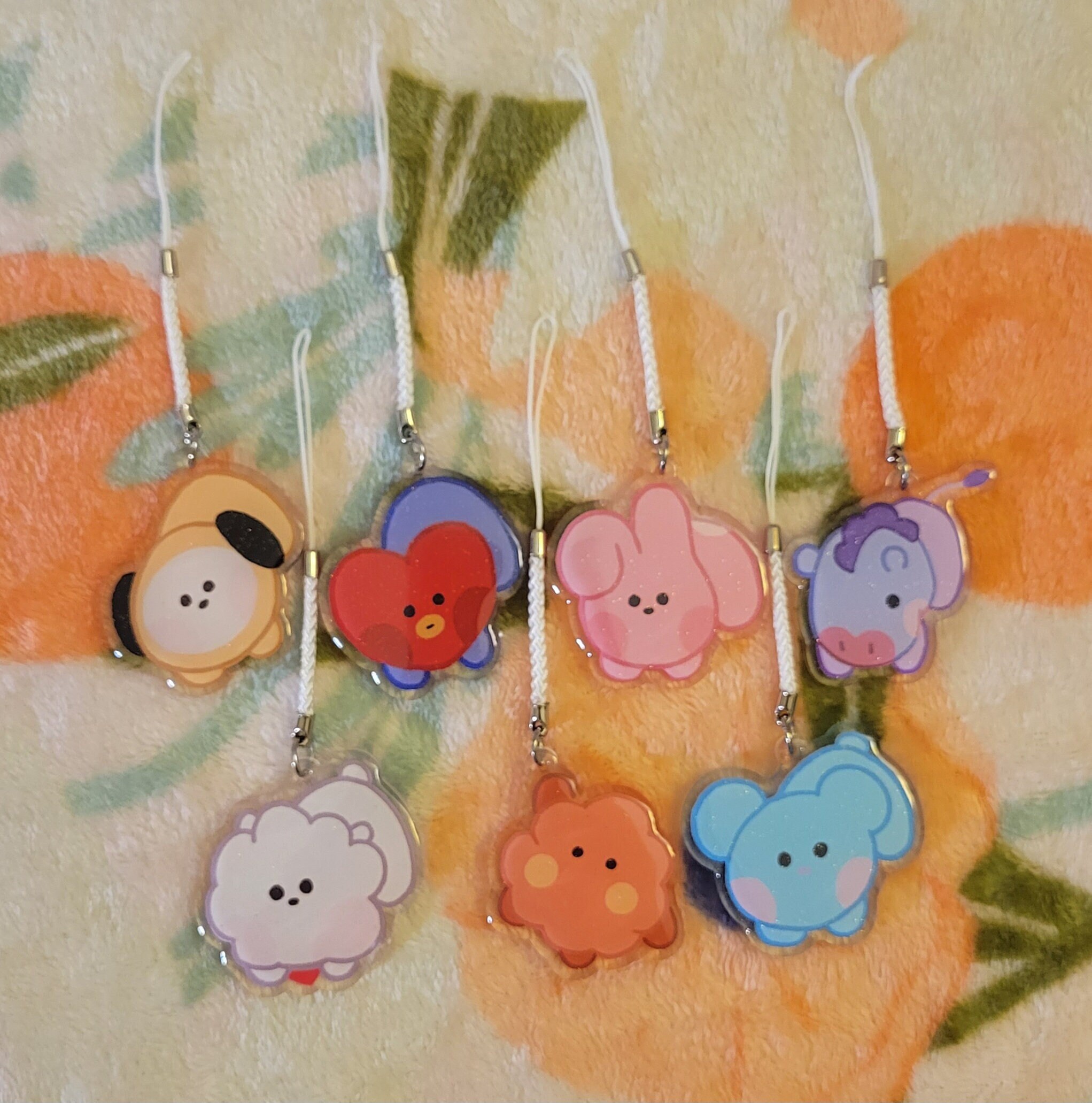 Bt21 Rj Bag Charm Etsy UK