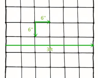 LSTclips 3’ x 3’ Elastic Trellis with Hooks for Grow Tents and Multi Purpose 1pk