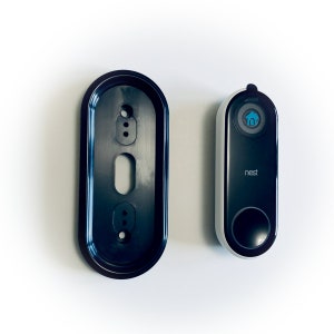 Nest Hello Wall Plate (Black) - by AirTech Home Automation