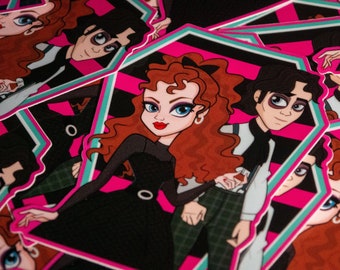 Lisa Frankenstein Die-Cut Charakter Aufkleber