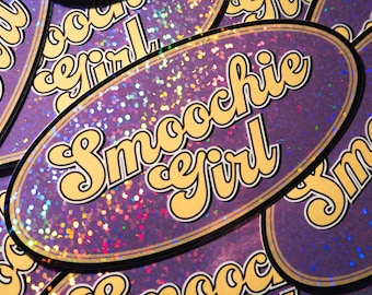 Glitzeraufkleber „Smoochie Girl“