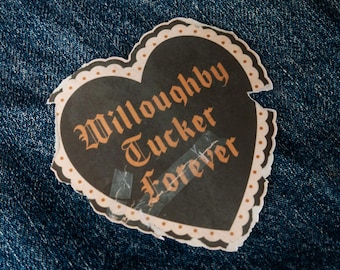 W.T. Forever gestanzter, glänzender Aufkleber