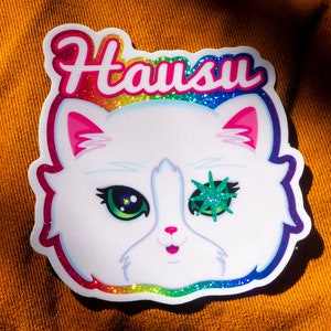 HOUSE / HAUSU Blanche inspired glitter stickers!