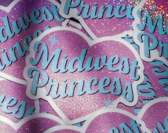 Glitzeraufkleber „Midwest Royalty“
