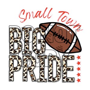 Football PNG design- Red writing- Spirit Shirt Design