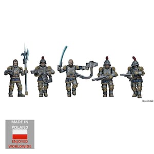 Space Cuirassiers: Feudal Guard - modulaire sciencefictionmodellen voor wargaming op tafel