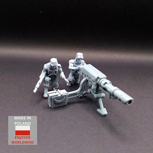 Elysium Drop Troopers: Laser cannon team