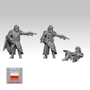 Trench Fighters: Frontline Medics - sci fi models for tabletop wargaming