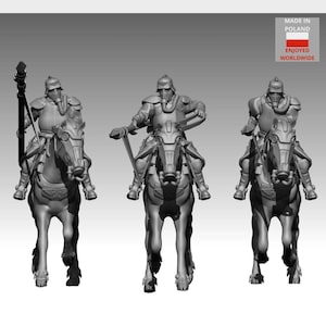 Trench Fighters: Cavalry Squad - modular sci fi models for tabletop wargaming