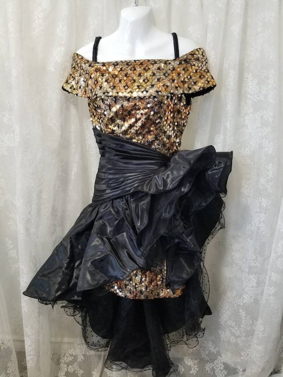 80s prom dress