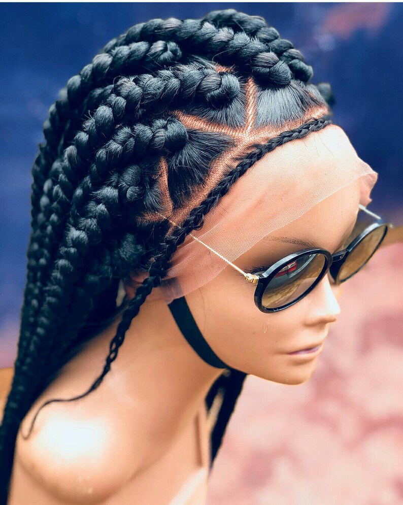 Braided Wig Full Lace wig Wig Braided Full Wig
