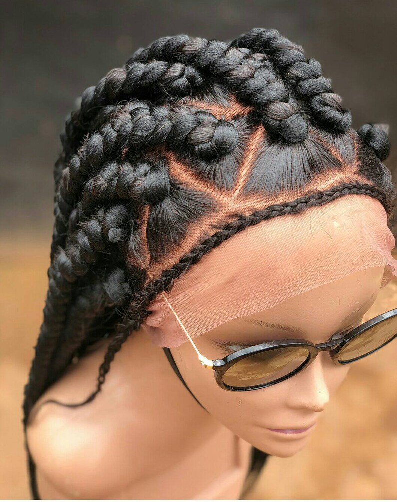 Braided Wig Full Lace wig Wig Braided Full Wig