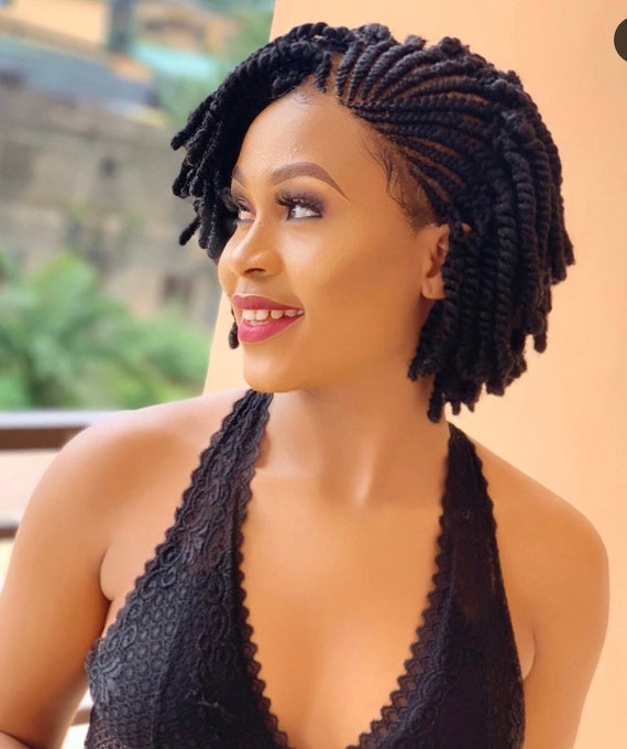 Short Hair Braids Wigs For Women Braids Wigs Etsy