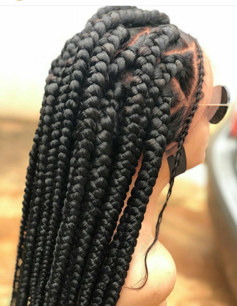 Braided Wig Full Lace wig Wig Braided Full Wig