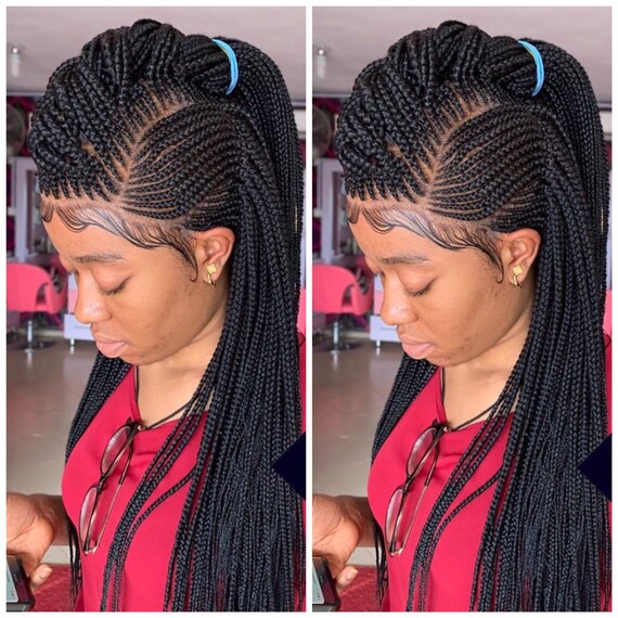 Braided Wig Ghana Weaving Wig Wig Wigs Fir Women Braids Wigs For Black Women Full Lace Wig