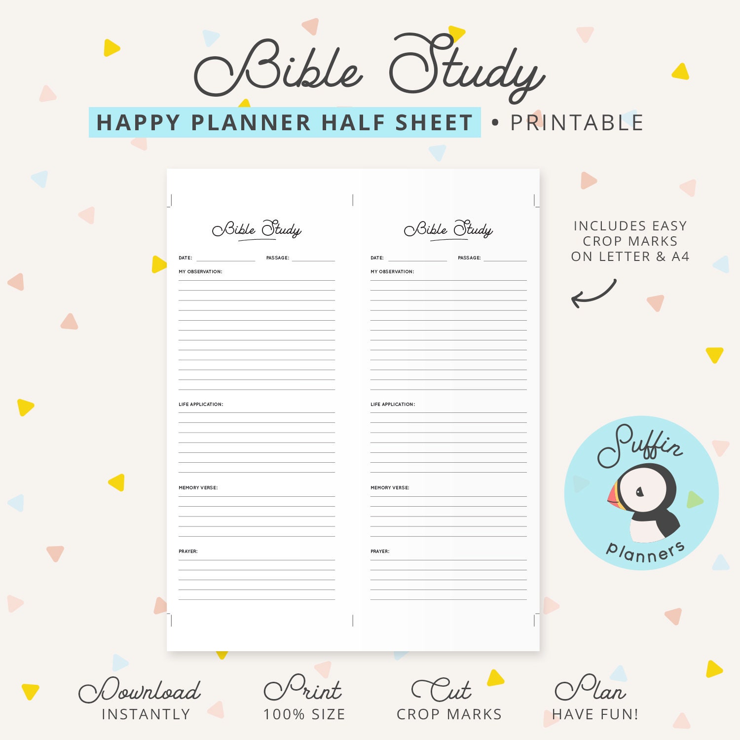 Bible Study Notes Half Sheet Happy Planner Half Sheet Etsy bible-study-notes-half-sheet-happy-planner-half-sheet-etsy