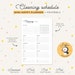 Mini Happy Planner Cleaning Schedule Planner Printable Mini - Etsy