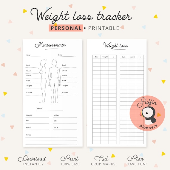 Planner Size Chart