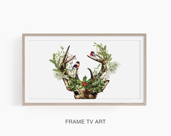 Samsung Frame TV Art, Navidad, Frame TV Art, Reno, Descarga digital
