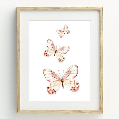 Butterflies Printable Butterfly Art Print Butterfly Decor - Etsy