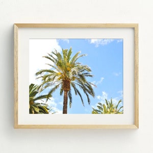 Palm tree art print, palm tree printable wall art, beach decor, coastal wall art, beach decor, 5x7, 8x10, 11x14