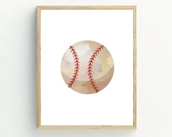 Baseball Print, Sports Printable Wall Art, Boy Bedroom Decor, Nursery Art print, Baseball  gifts, Game Room Wall Decor, 5x7, 8x10, 11x14