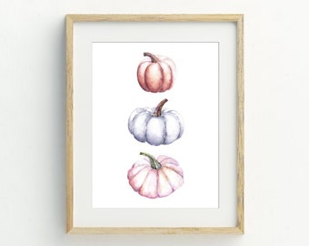 Pumpkin Print, Autumn Printable, Fall Wall Decor, Instant Download Printable Art, Pumpkin Wall Art, Autumn Wall Decor,  5x7, 8x10, 11x14