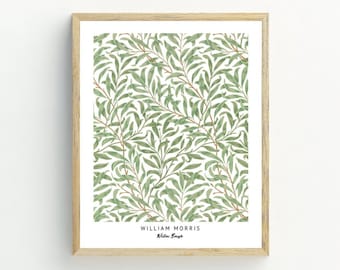 William Morris Poster, Botanical Wall Art, William Morris Print, Willow Bough William Morris Art, New Home Gift 5x7, 8x10, 11x14, 16x20