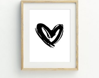Society6 ケース Black White Heart Love White Black Heart Love. Wallpaper by Masanori Kai | Society6