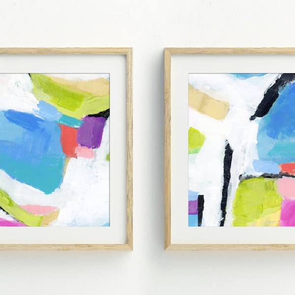 Abstract Print Set - Etsy