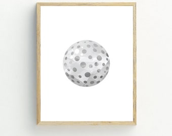 Golf Ball Print, Sports Printable Wall Art, Boy Bedroom Decor, Nursery Art print, Golf gifts, Game Room Wall Decor, 5x7, 8x10, 11x14