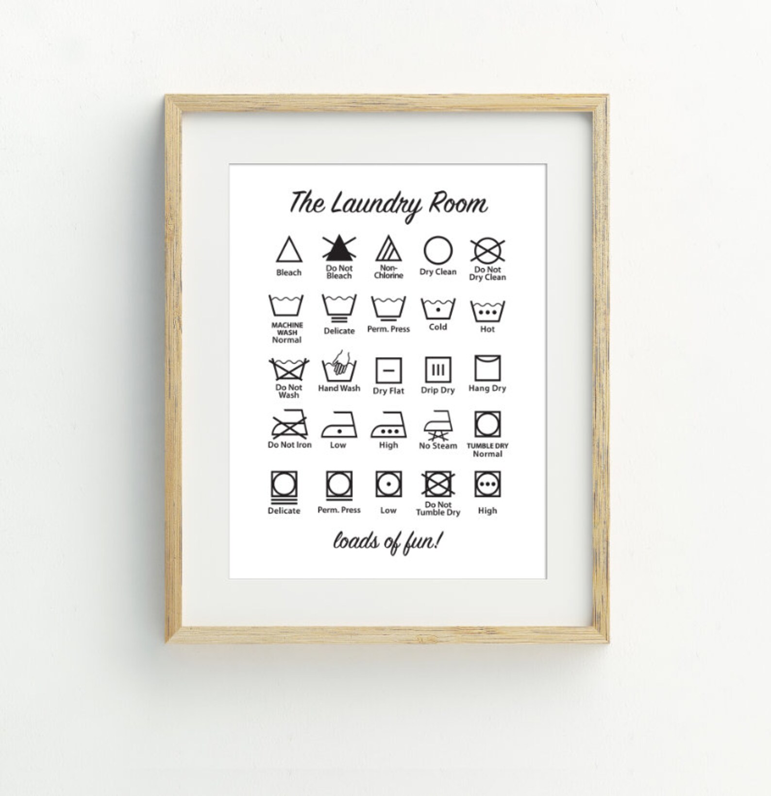 Laundry Wall Art, Laundry Room Decor, Laundry Printable Art, Laundry ...