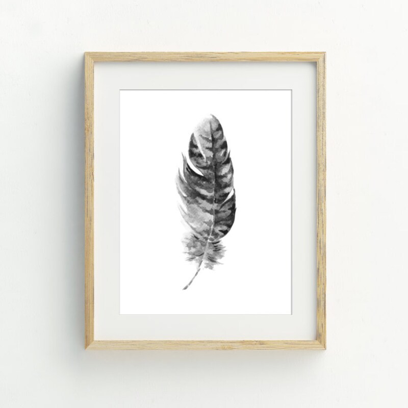 Feather Printable - Etsy