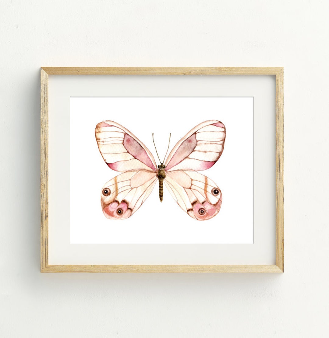 Butterfly Printable, Butterfly Art Print, Butterfly Wall Decor, Nursery ...