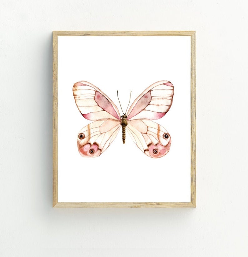 Butterfly Printable Butterfly Art Print Butterfly Wall Etsy