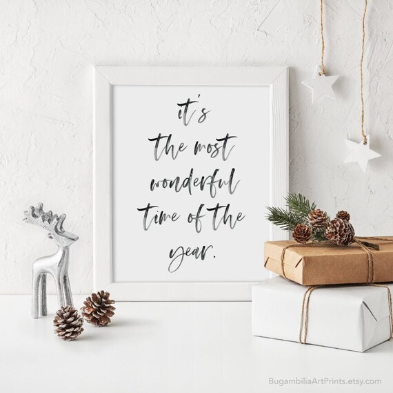 Christmas Printable Digital Download Black and White | Etsy