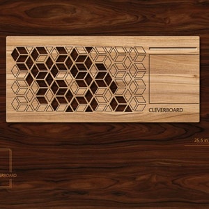 Laser-engraved Wood Lap Desk, Lap Board Blank, No Design 