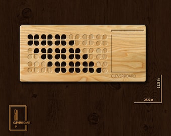 Handcrafted Wooden Lap Desk: Personalized Laptop Table