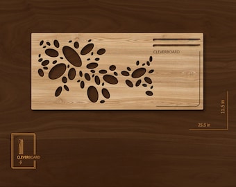 Handcrafted Wooden Laptop Desk: Personalized Mobile Workstation